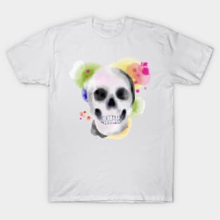 Watercolor Skull T-Shirt